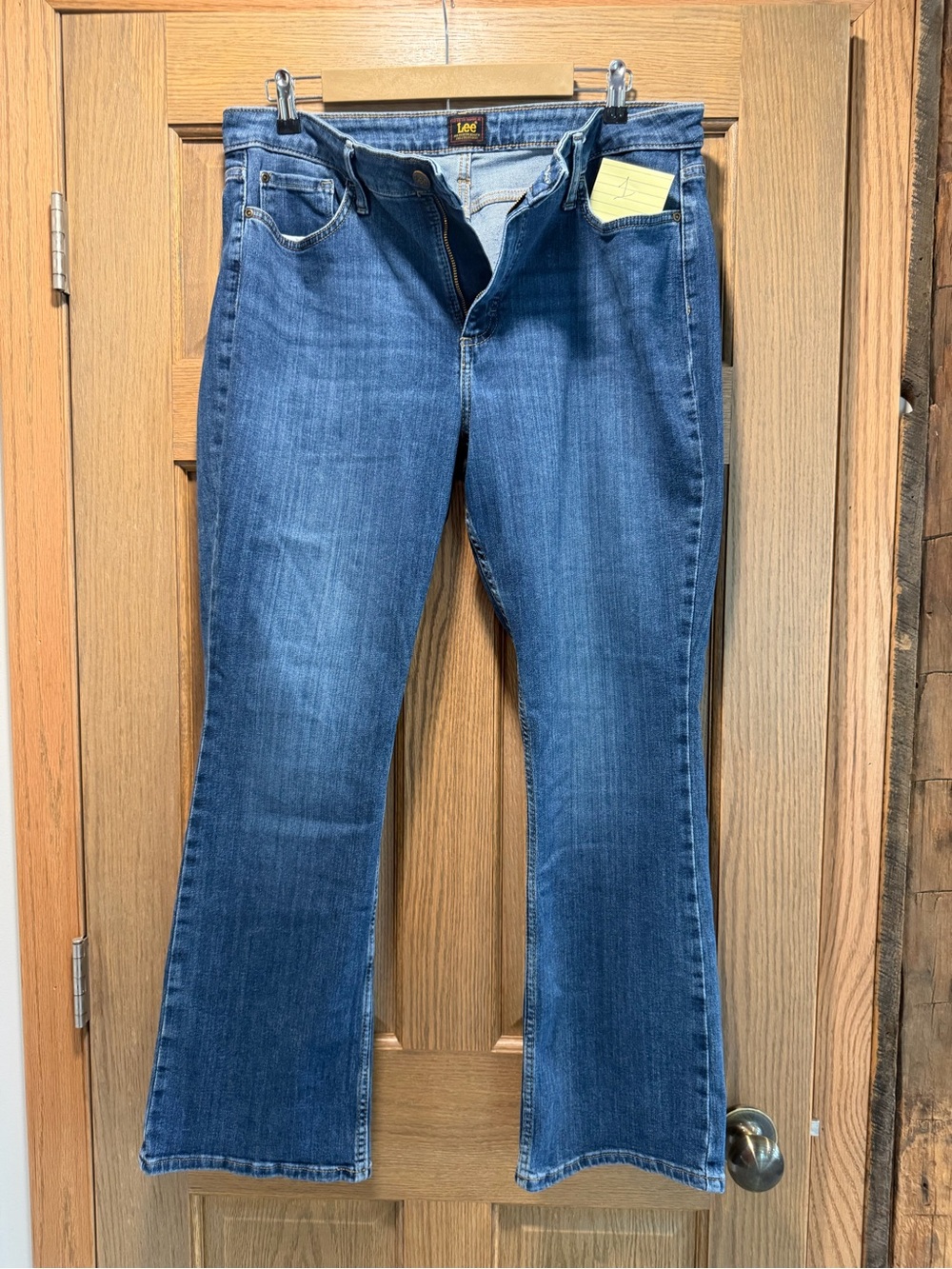 Lees Women's Blue Straight Leg Jeans